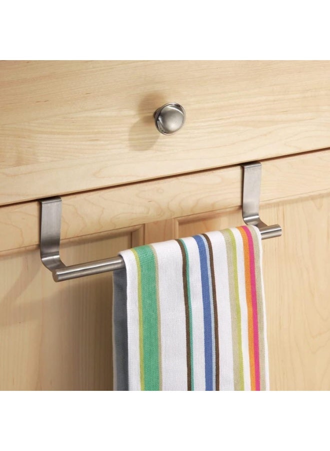 Multi-Functional Over-the-Door Towel Bar – Space-Saving Design for Kitchen, Bathroom & Living Room – Perfect for Hand Towels, Kitchen Towels & Bath Towels – Rust Resistant Stainless Steel - Image 3